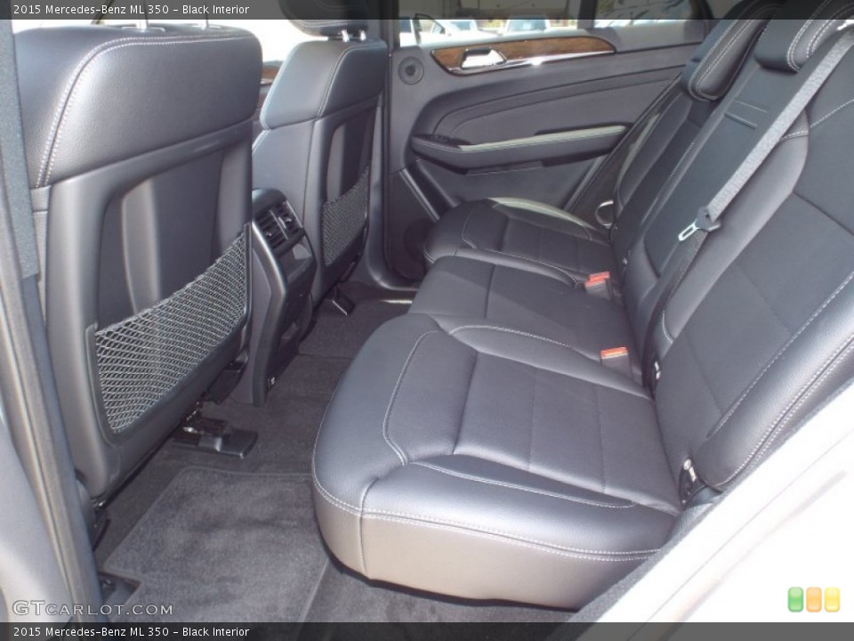 Black Interior Rear Seat for the 2015 Mercedes-Benz ML 350 #96312555