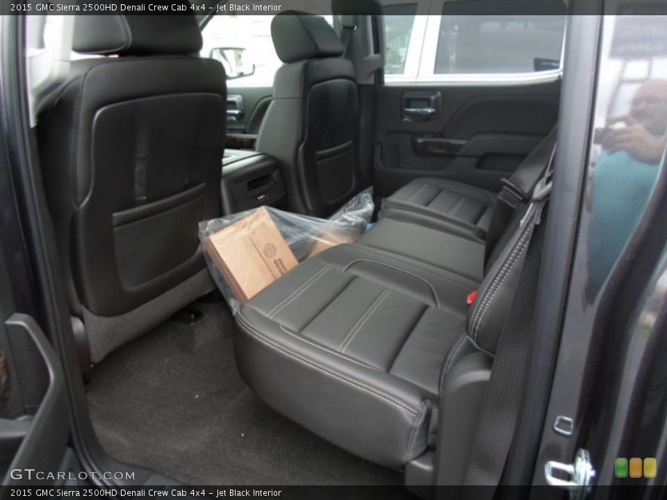 Jet Black Interior Rear Seat for the 2015 GMC Sierra 2500HD Denali Crew Cab 4x4 #96318570
