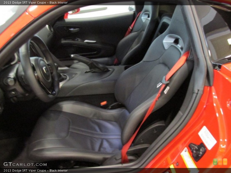 Black 2013 Dodge SRT Viper Interiors