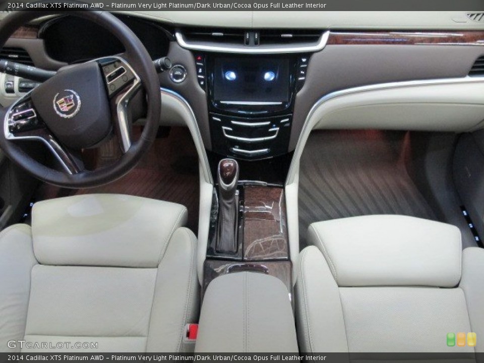 Platinum Very Light Platinum/Dark Urban/Cocoa Opus Full Leather Interior Controls for the 2014 Cadillac XTS Platinum AWD #96325428