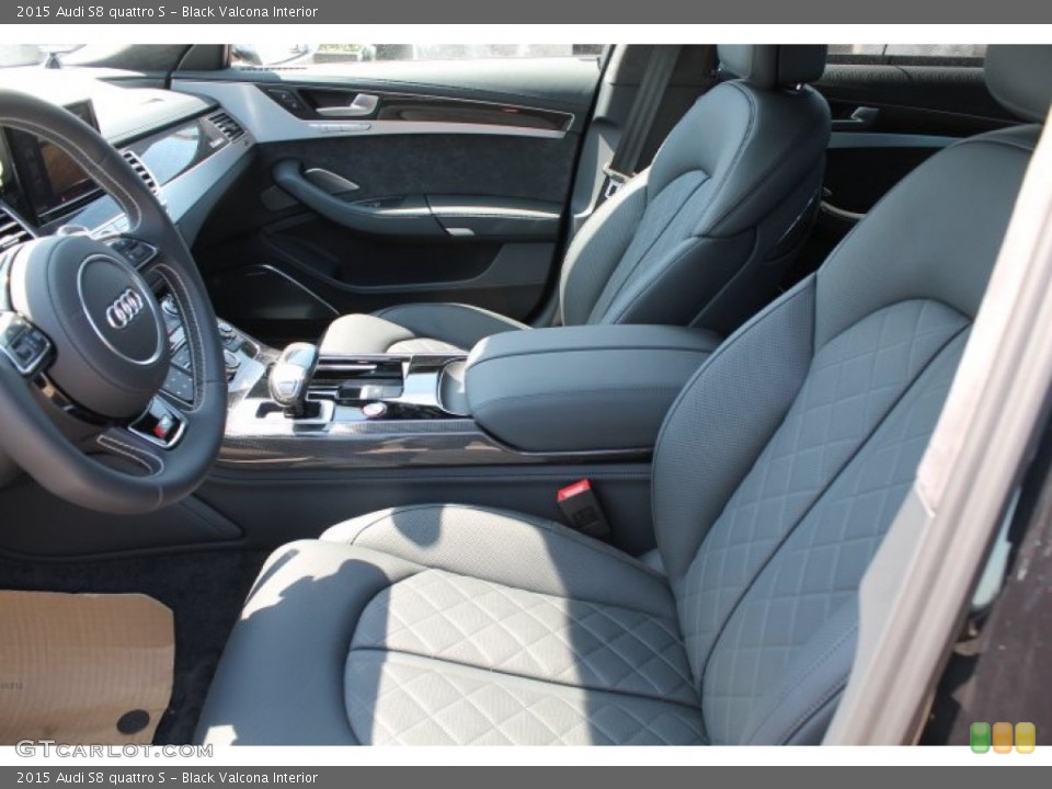 Black Valcona Interior Photo for the 2015 Audi S8 quattro S #96330321