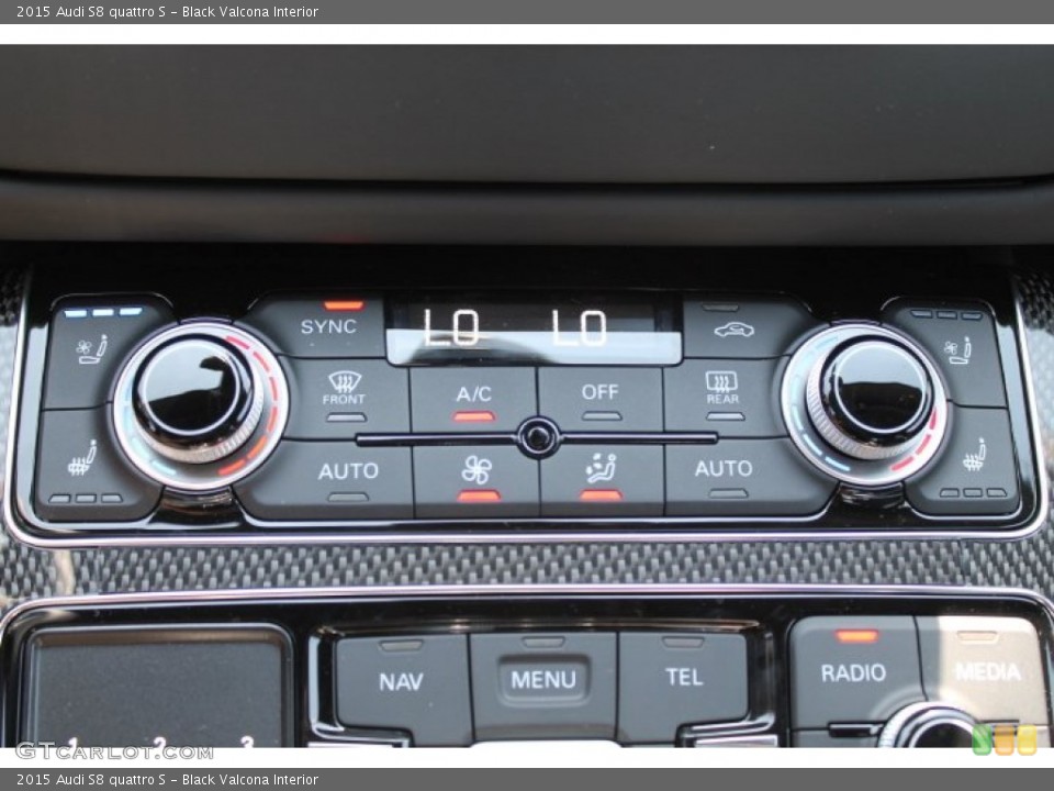 Black Valcona Interior Controls for the 2015 Audi S8 quattro S #96330419