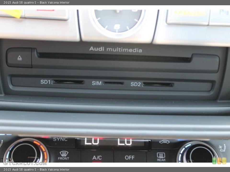 Black Valcona Interior Controls for the 2015 Audi S8 quattro S #96330423