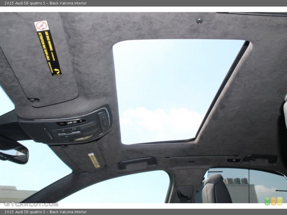 Black Valcona Interior Sunroof for the 2015 Audi S8 quattro S #96330564