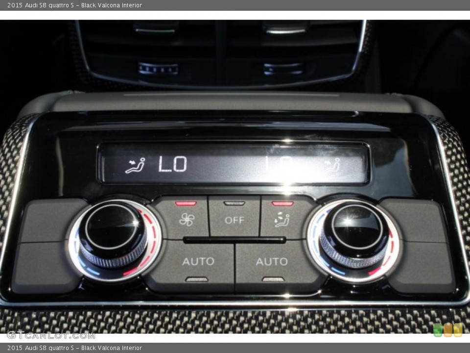 Black Valcona Interior Controls for the 2015 Audi S8 quattro S #96330605