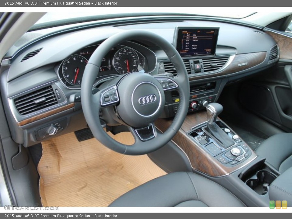 Black Interior Photo for the 2015 Audi A6 3.0T Premium Plus quattro Sedan #96330819