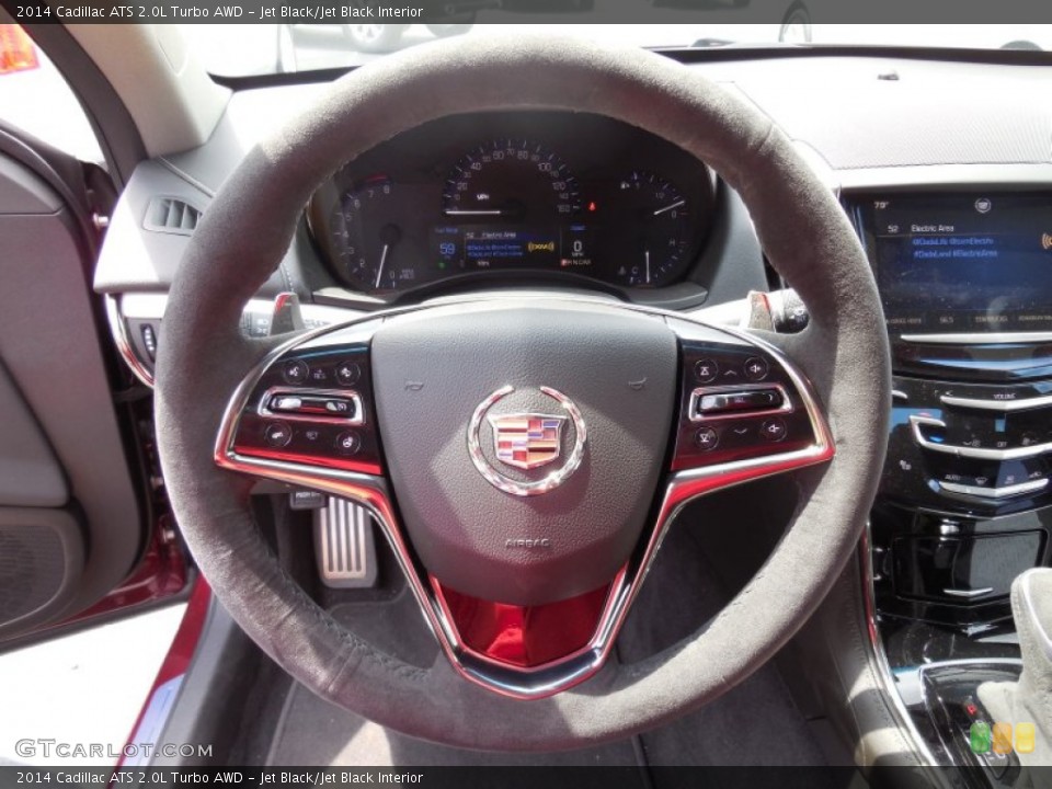 Jet Black/Jet Black Interior Steering Wheel for the 2014 Cadillac ATS 2.0L Turbo AWD #96331041