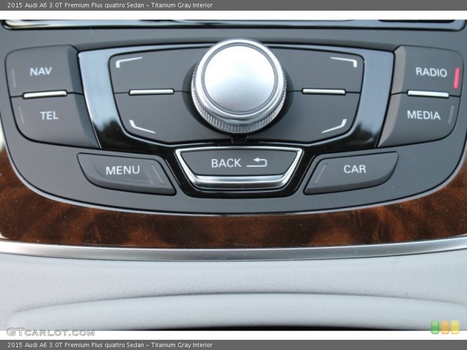 Titanium Gray Interior Controls for the 2015 Audi A6 3.0T Premium Plus quattro Sedan #96331131