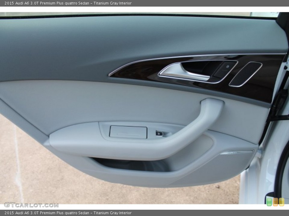 Titanium Gray Interior Door Panel for the 2015 Audi A6 3.0T Premium Plus quattro Sedan #96331212