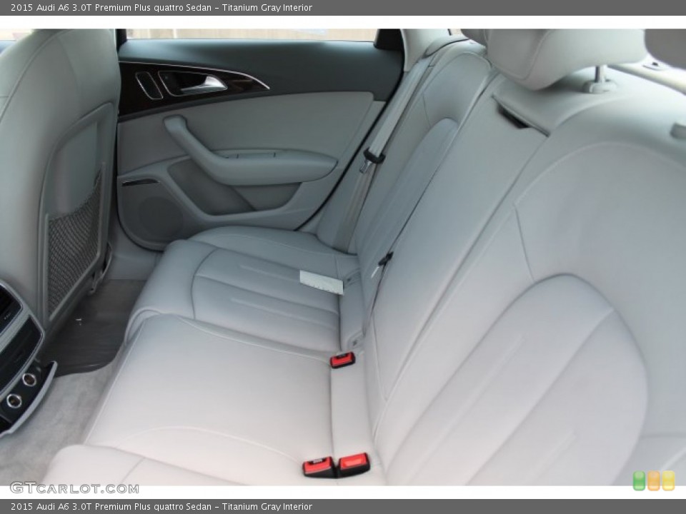 Titanium Gray Interior Rear Seat for the 2015 Audi A6 3.0T Premium Plus quattro Sedan #96331218