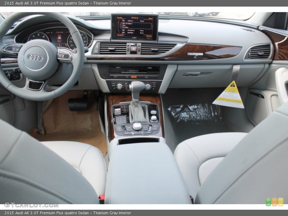 Titanium Gray Interior Dashboard for the 2015 Audi A6 3.0T Premium Plus quattro Sedan #96331227
