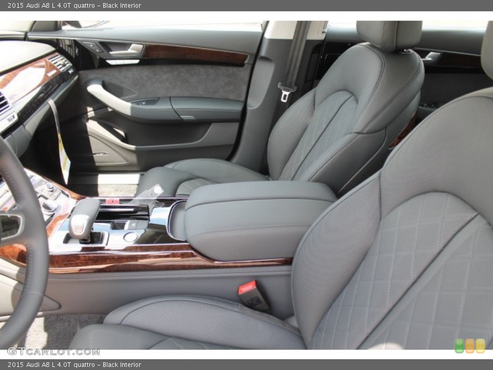 Black Interior Front Seat for the 2015 Audi A8 L 4.0T quattro #96331966