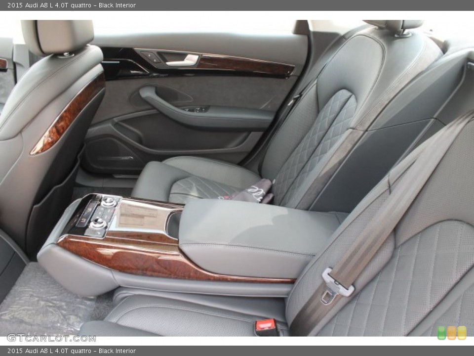 Black Interior Rear Seat for the 2015 Audi A8 L 4.0T quattro #96332160