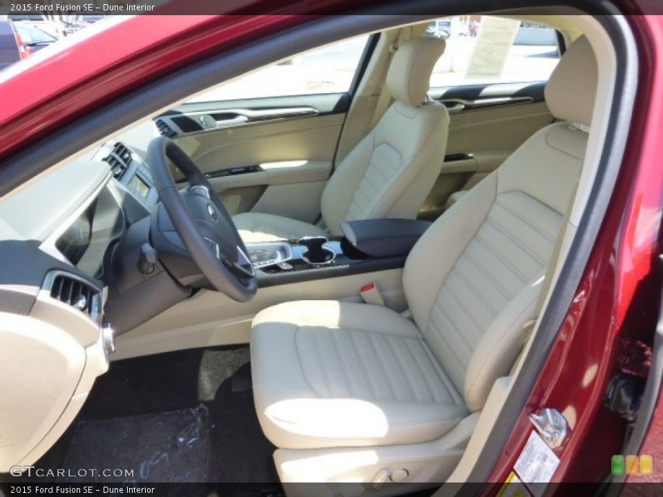 Dune Interior Front Seat for the 2015 Ford Fusion SE #96338477
