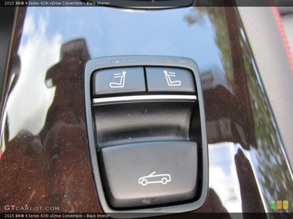 Black Interior Controls for the 2015 BMW 4 Series 428i xDrive Convertible #96339491