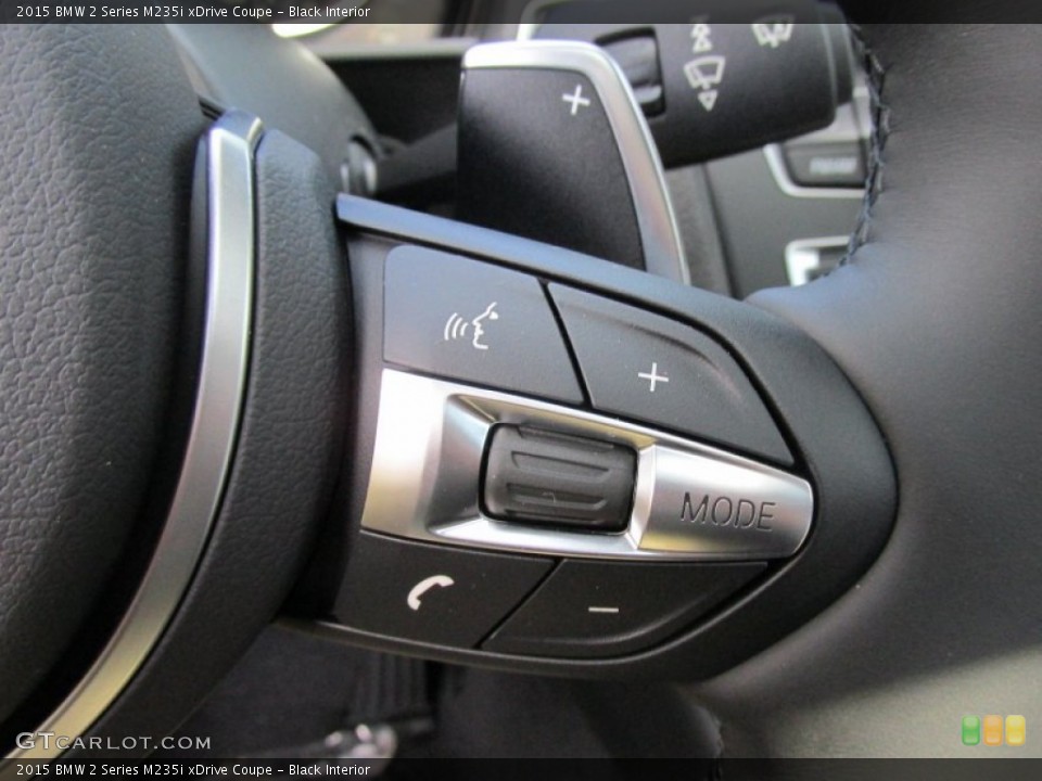 Black Interior Controls for the 2015 BMW 2 Series M235i xDrive Coupe #96340571