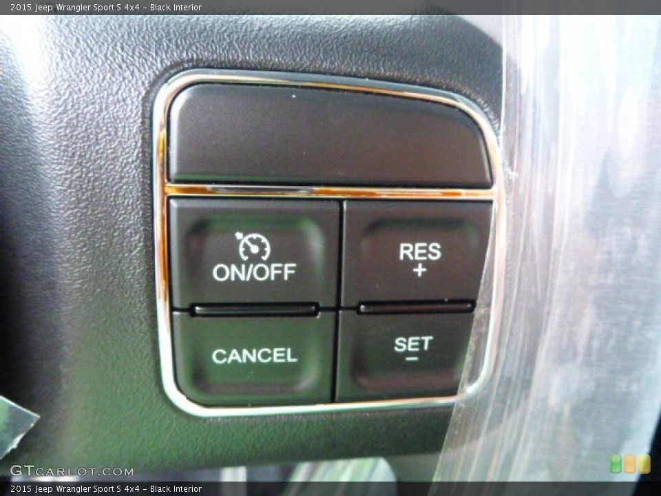 Black Interior Controls for the 2015 Jeep Wrangler Sport S 4x4 #96340802
