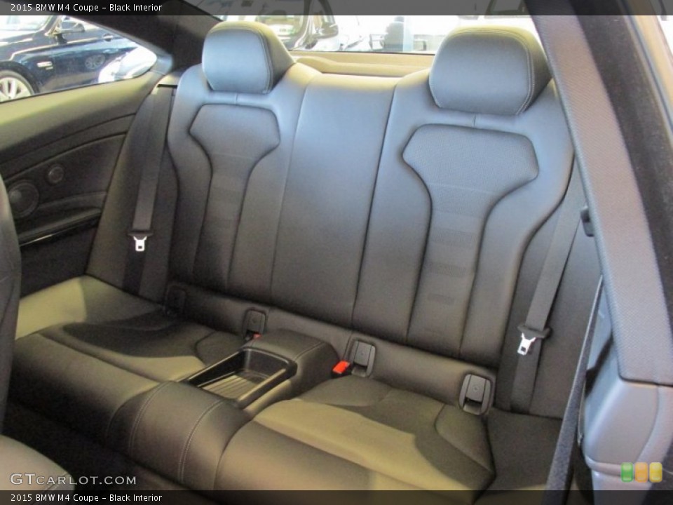 Black Interior Rear Seat for the 2015 BMW M4 Coupe #96340907