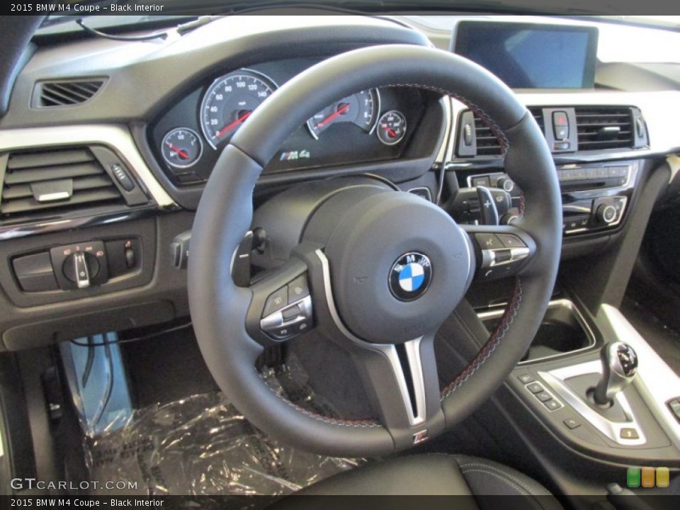 Black Interior Steering Wheel for the 2015 BMW M4 Coupe #96340940