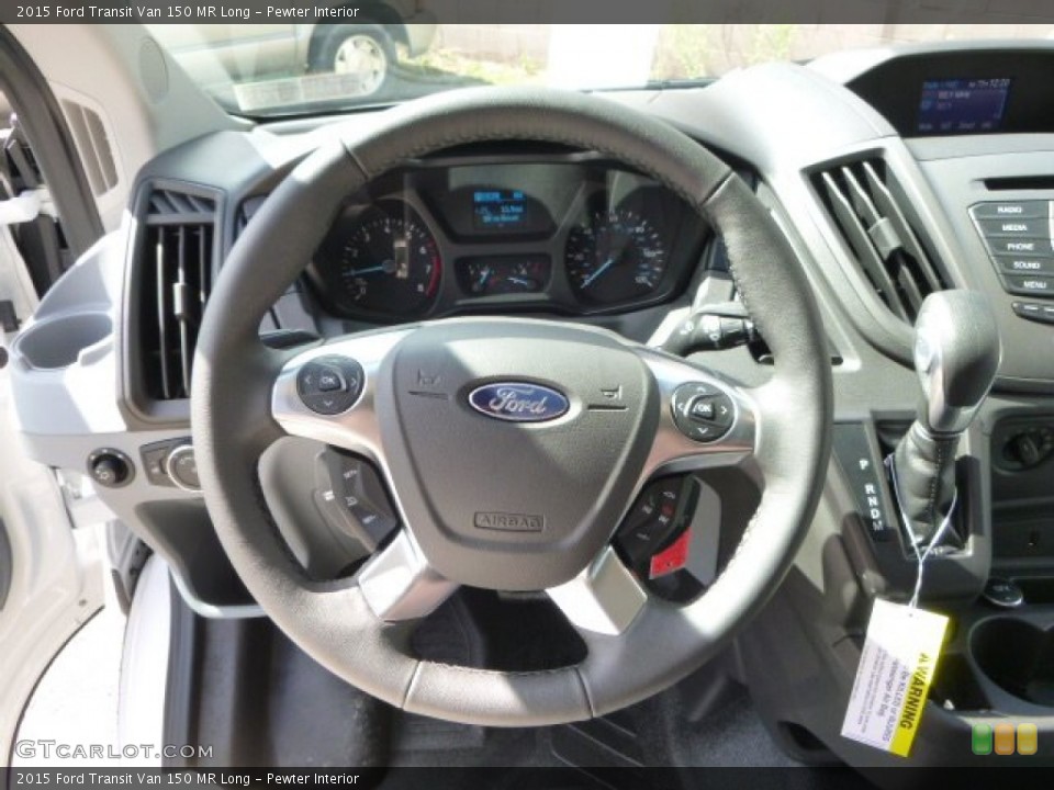 Pewter Interior Steering Wheel for the 2015 Ford Transit Van 150 MR Long #96342428