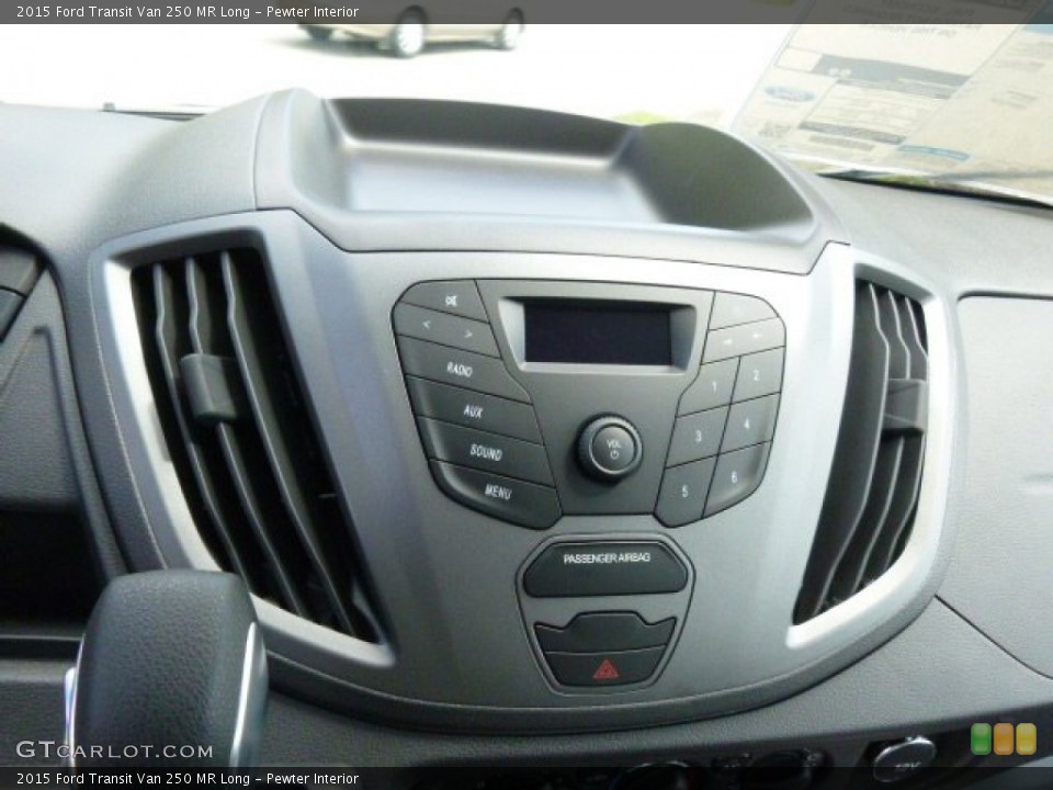 Pewter Interior Controls for the 2015 Ford Transit Van 250 MR Long #96342821