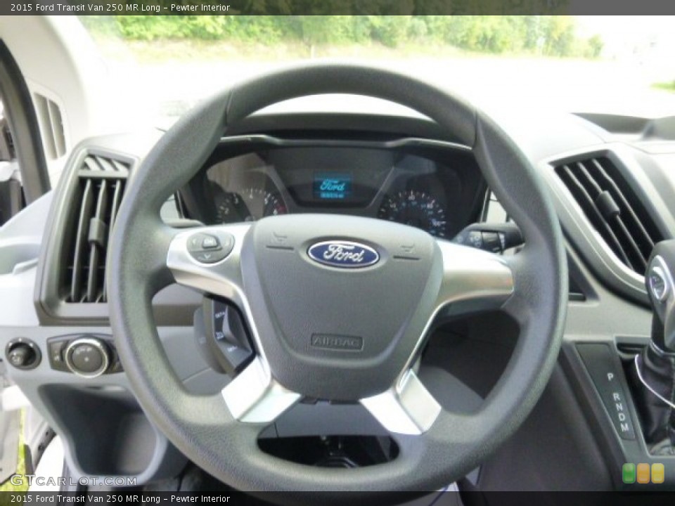 Pewter Interior Steering Wheel for the 2015 Ford Transit Van 250 MR Long #96342869