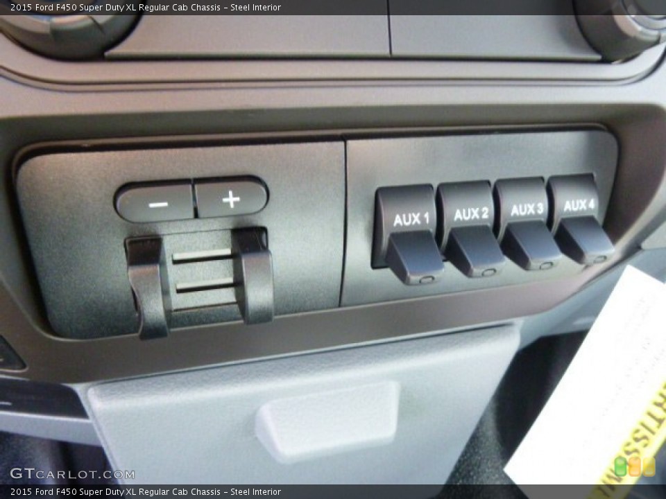 Steel Interior Controls for the 2015 Ford F450 Super Duty XL Regular Cab Chassis #96343732