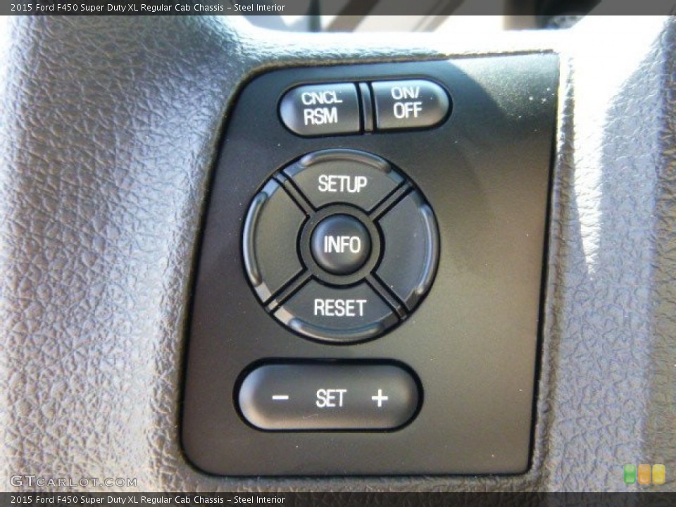 Steel Interior Controls for the 2015 Ford F450 Super Duty XL Regular Cab Chassis #96343784
