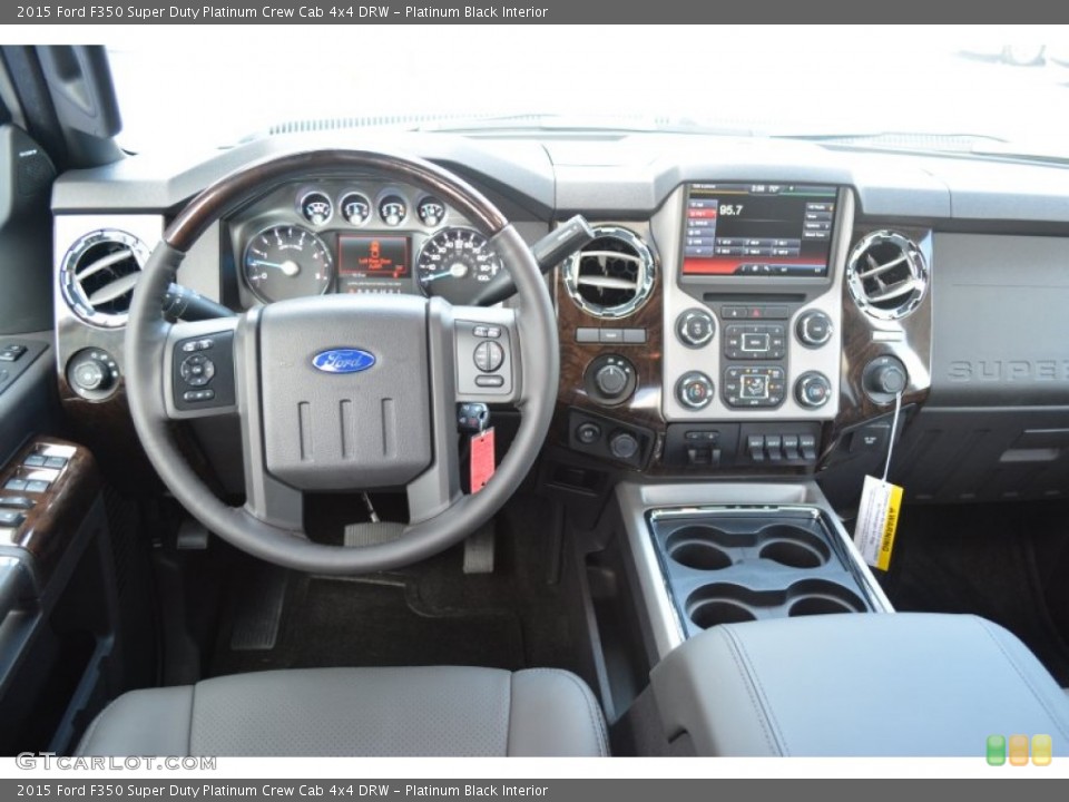 Platinum Black Interior Dashboard for the 2015 Ford F350 Super Duty Platinum Crew Cab 4x4 DRW #96344882