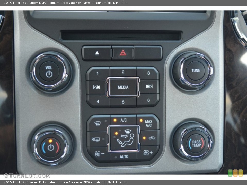 Platinum Black Interior Controls for the 2015 Ford F350 Super Duty Platinum Crew Cab 4x4 DRW #96345077