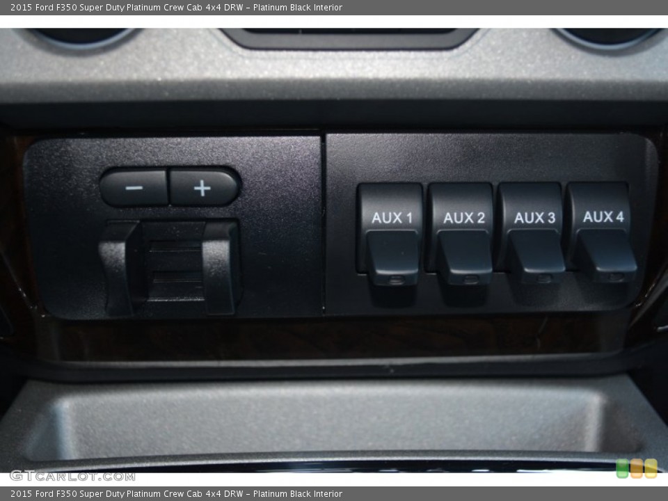 Platinum Black Interior Controls for the 2015 Ford F350 Super Duty Platinum Crew Cab 4x4 DRW #96345125