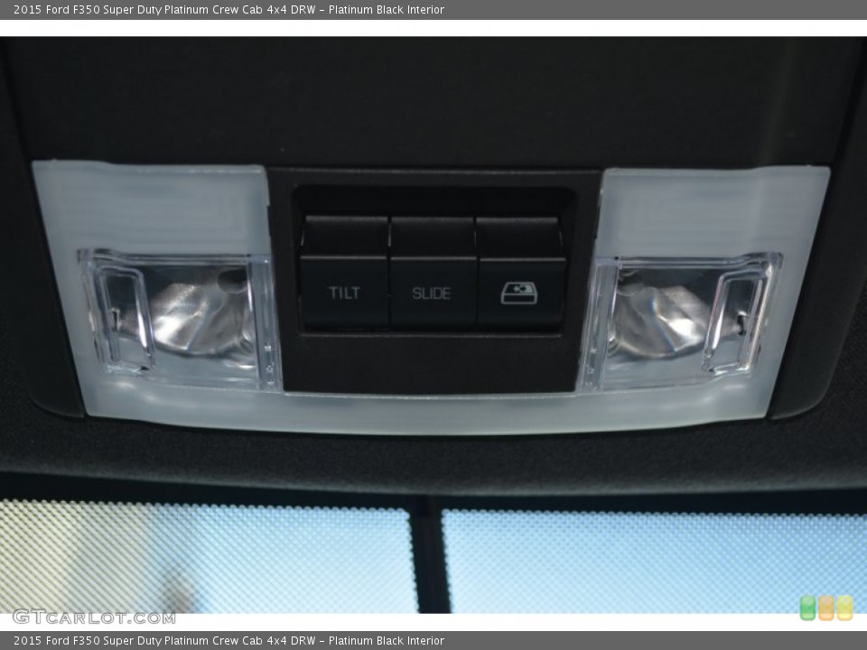 Platinum Black Interior Controls for the 2015 Ford F350 Super Duty Platinum Crew Cab 4x4 DRW #96345164