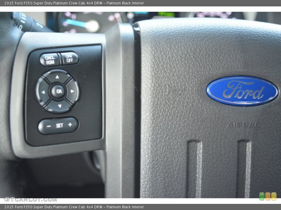 Platinum Black Interior Controls for the 2015 Ford F350 Super Duty Platinum Crew Cab 4x4 DRW #96345216