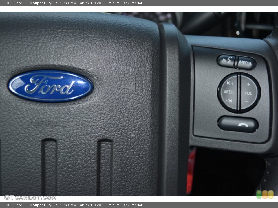 Platinum Black Interior Controls for the 2015 Ford F350 Super Duty Platinum Crew Cab 4x4 DRW #96345245