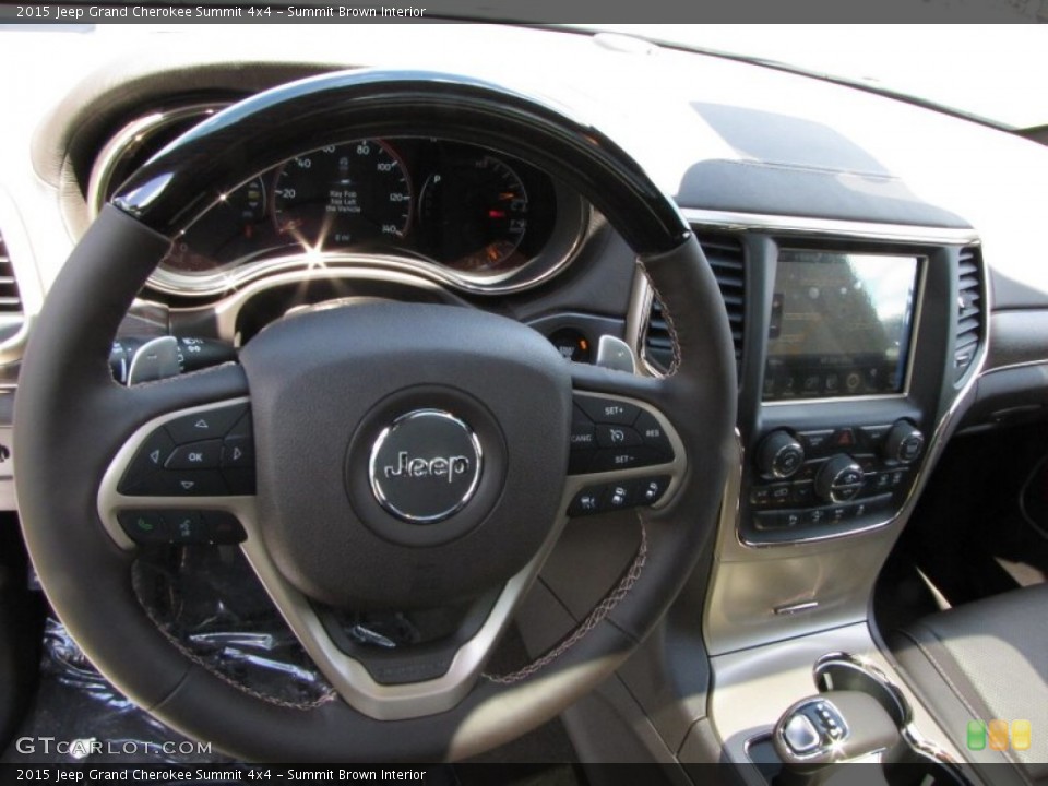 Summit Brown Interior Steering Wheel for the 2015 Jeep Grand Cherokee Summit 4x4 #96349541