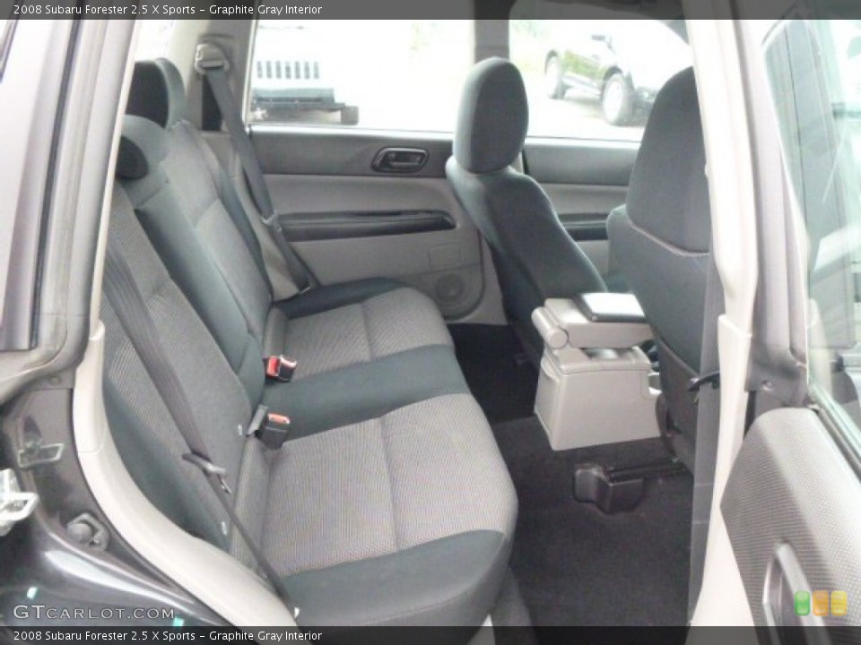 Graphite Gray Interior Rear Seat for the 2008 Subaru Forester 2.5 X Sports #96350442