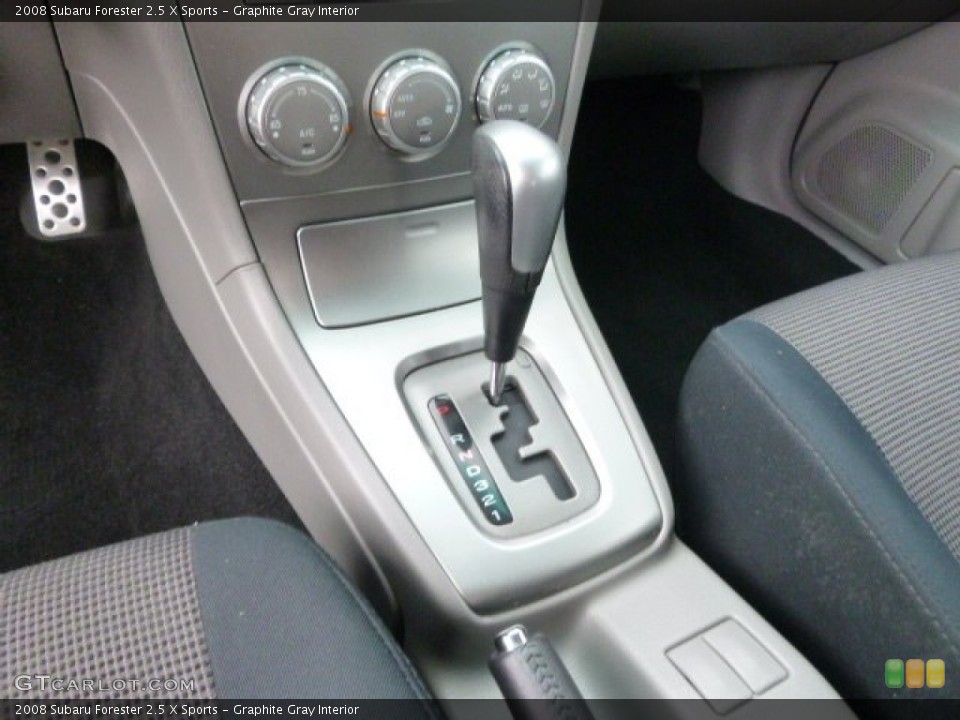 Graphite Gray Interior Transmission for the 2008 Subaru Forester 2.5 X Sports #96350567