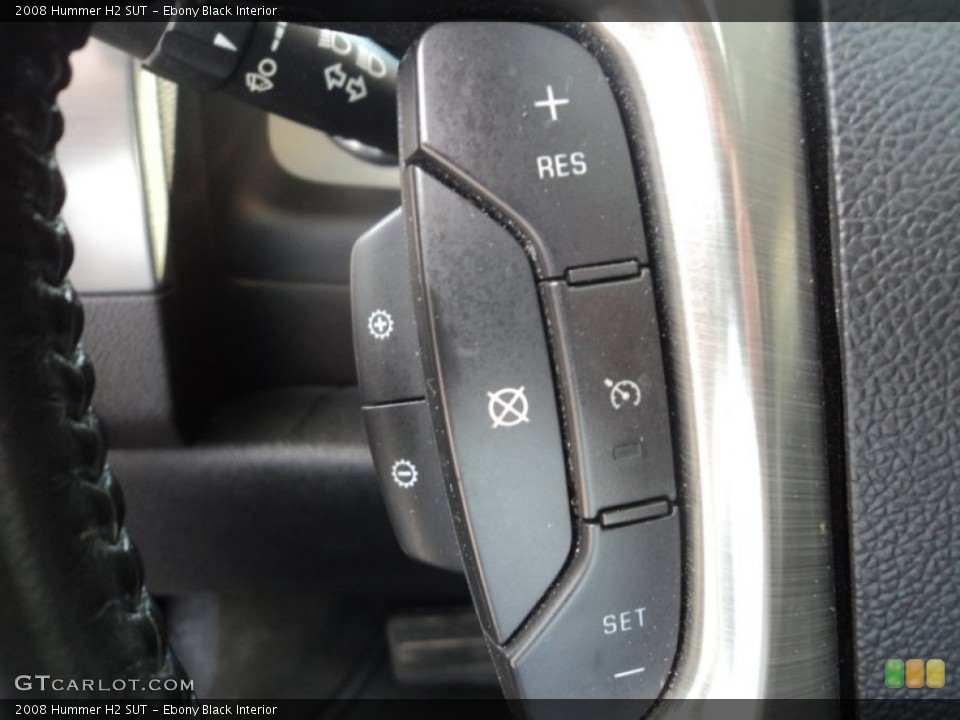 Ebony Black Interior Controls for the 2008 Hummer H2 SUT #96357347