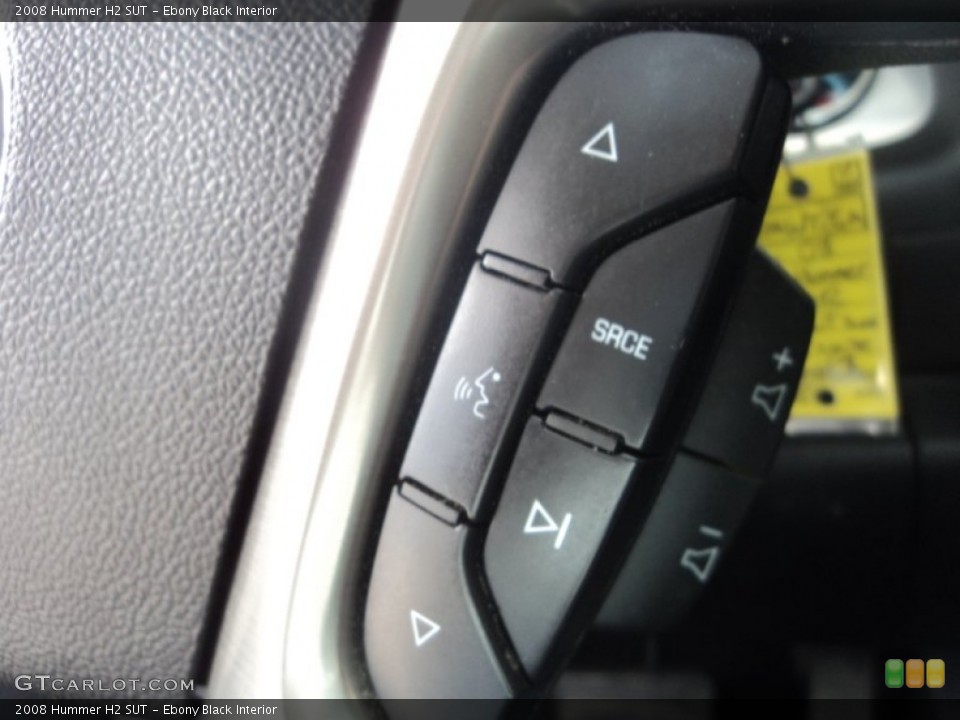 Ebony Black Interior Controls for the 2008 Hummer H2 SUT #96357371