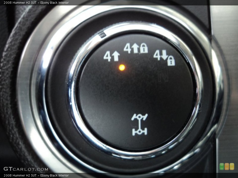 Ebony Black Interior Controls for the 2008 Hummer H2 SUT #96357444