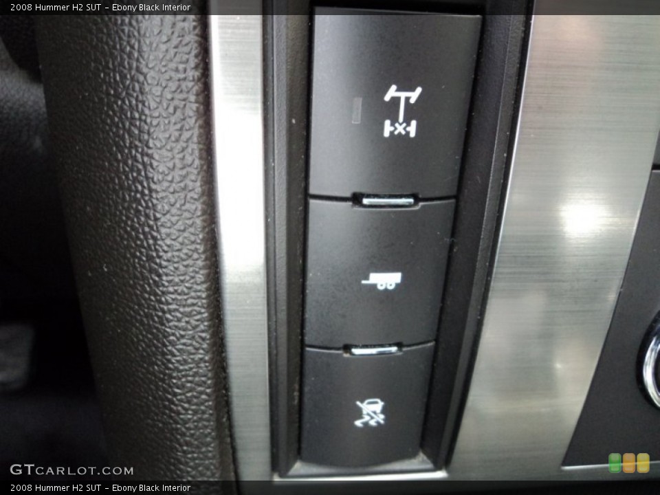 Ebony Black Interior Controls for the 2008 Hummer H2 SUT #96357461