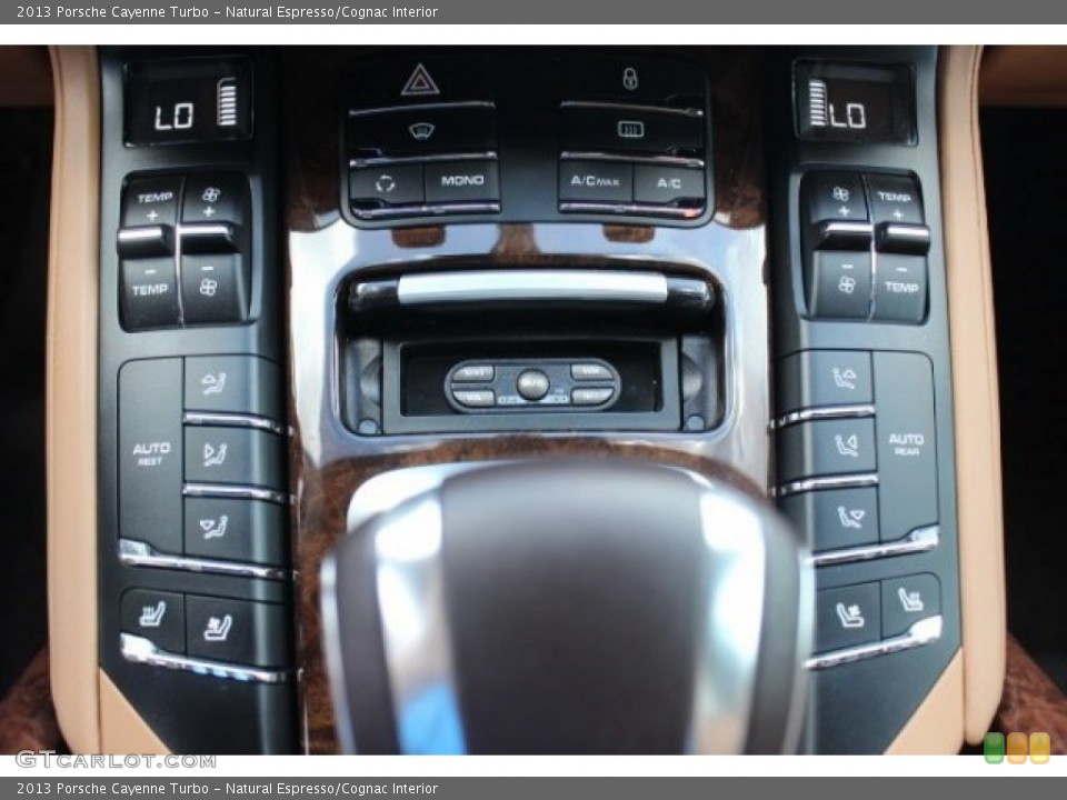Natural Espresso/Cognac Interior Controls for the 2013 Porsche Cayenne Turbo #96357506