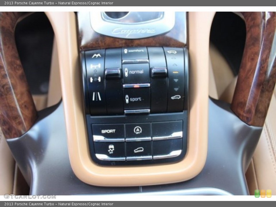 Natural Espresso/Cognac Interior Controls for the 2013 Porsche Cayenne Turbo #96357555