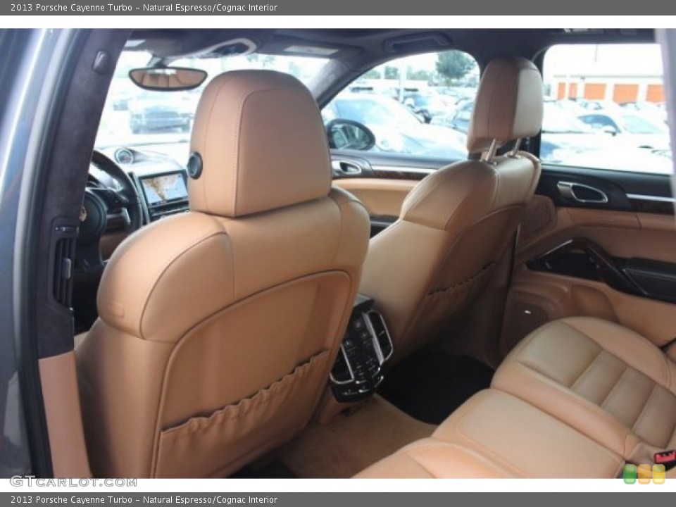 Natural Espresso/Cognac Interior Rear Seat for the 2013 Porsche Cayenne Turbo #96357710