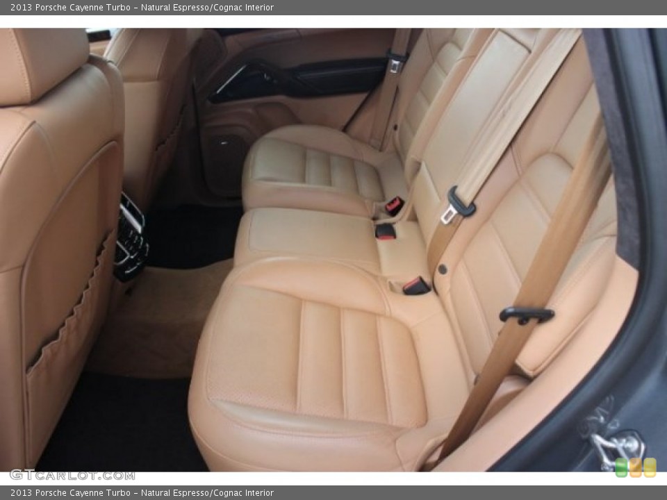Natural Espresso/Cognac Interior Rear Seat for the 2013 Porsche Cayenne Turbo #96357733