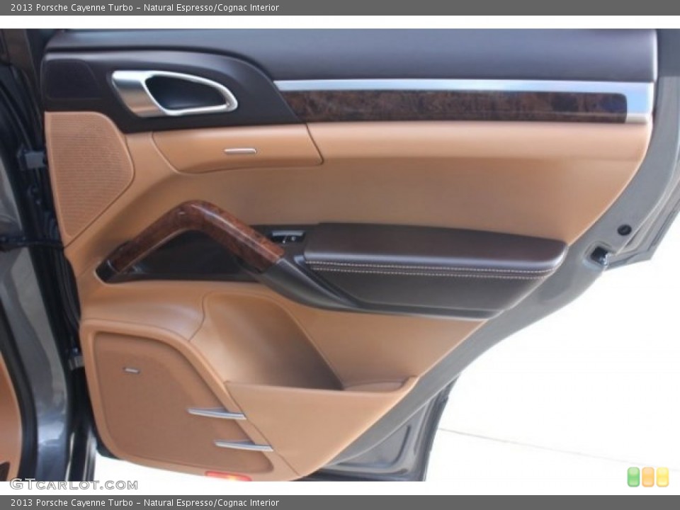 Natural Espresso/Cognac Interior Door Panel for the 2013 Porsche Cayenne Turbo #96357887