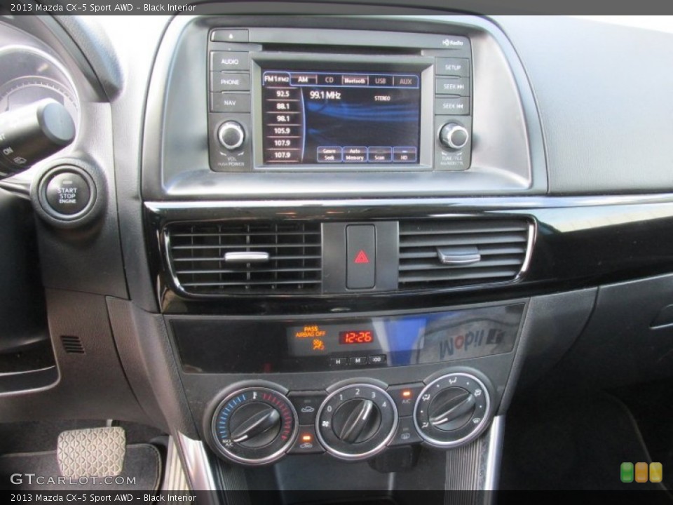 Black Interior Controls for the 2013 Mazda CX-5 Sport AWD #96358136