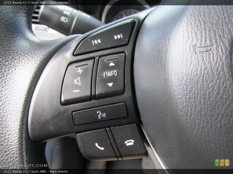 Black Interior Controls for the 2013 Mazda CX-5 Sport AWD #96358160