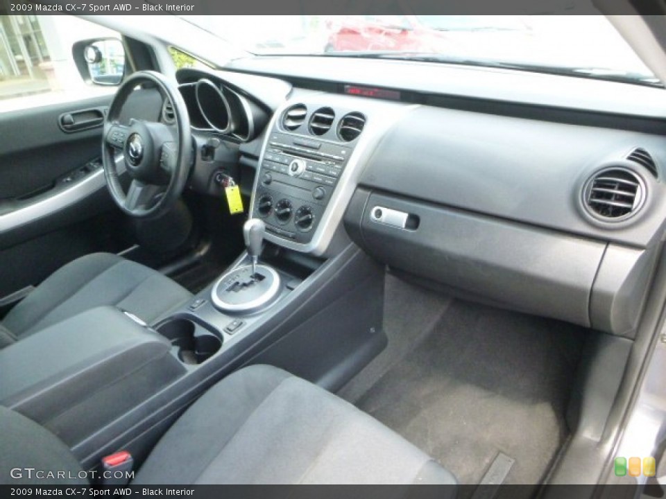 Black Interior Photo for the 2009 Mazda CX-7 Sport AWD #96358220