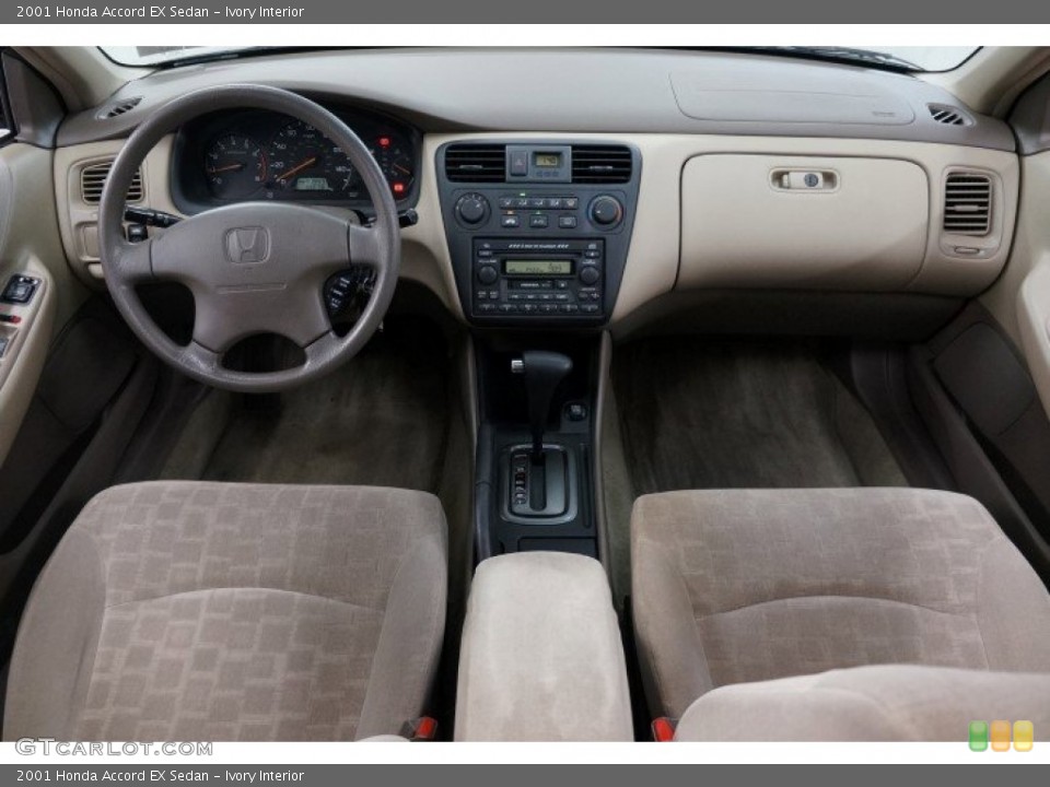 Ivory Interior Dashboard for the 2001 Honda Accord EX Sedan #96361462